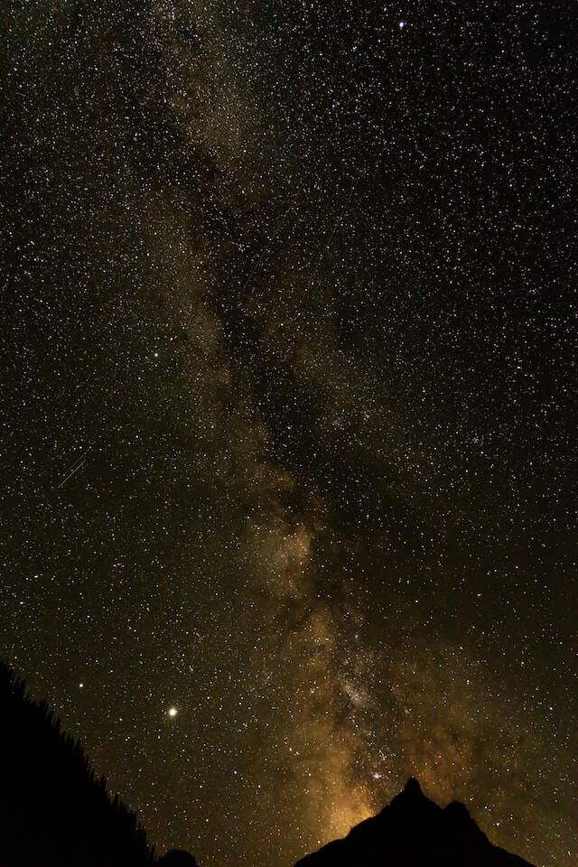 montana sky at night glacier national park astronomy