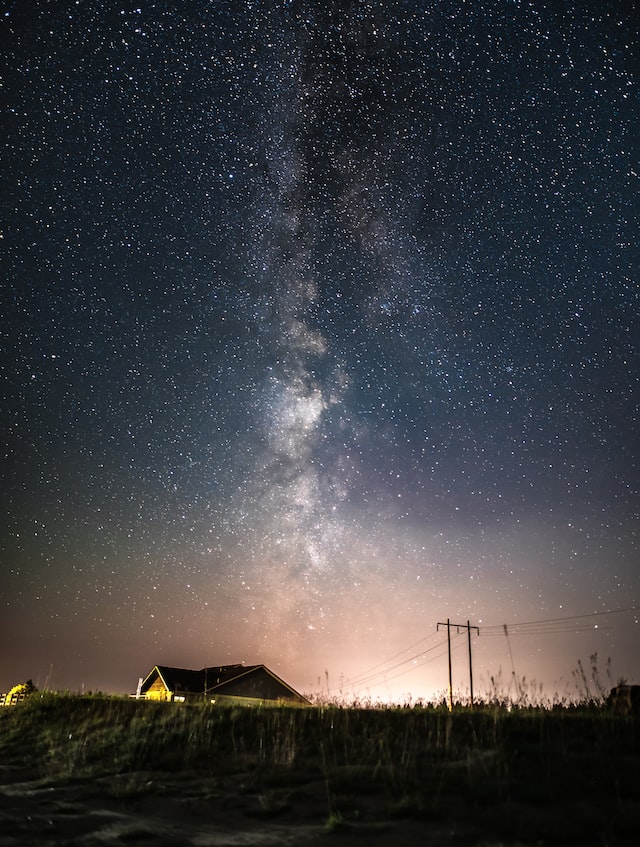 montana sky at night small towns