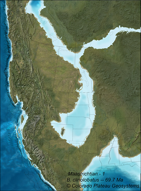 what did montana look like during dinosaurs late cretaceous