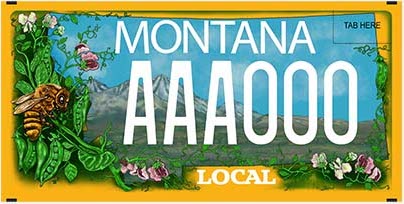 Montana license plate designs Community Food and Ag Coalition