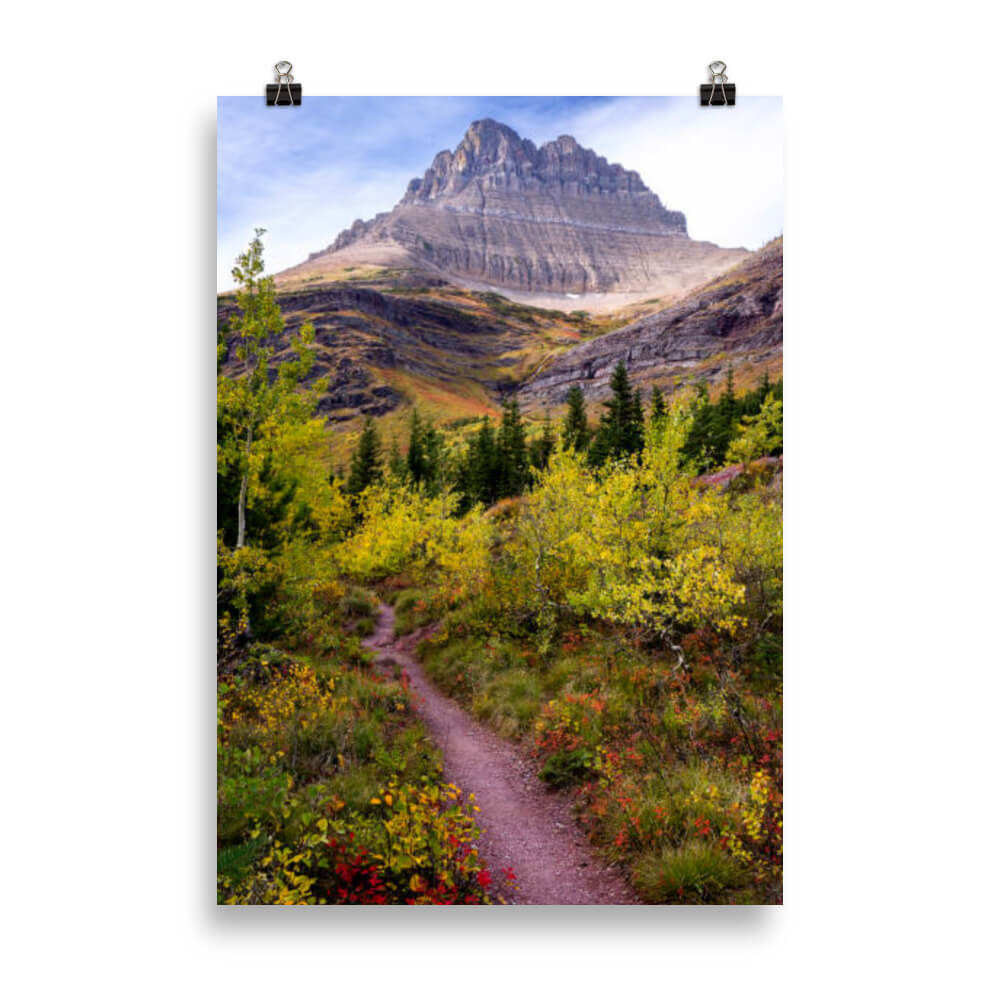 glacier national park prints peak