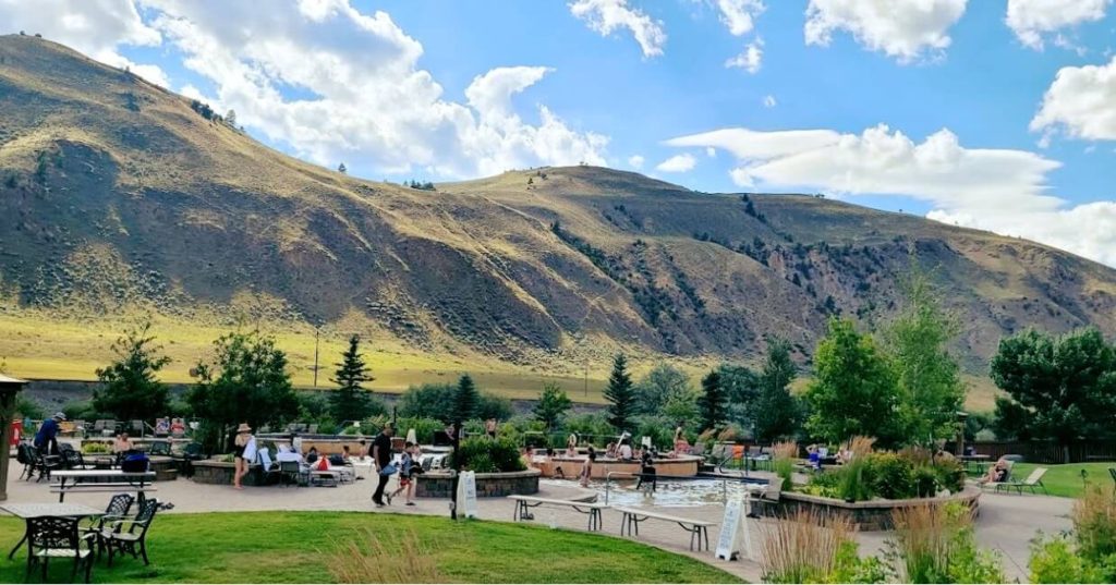 hot springs near bozeman montana yellowstone