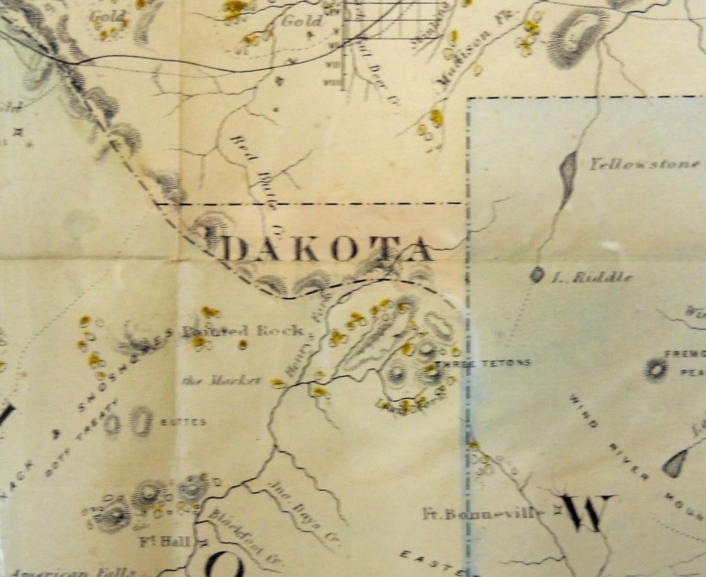 Lost Dakota map