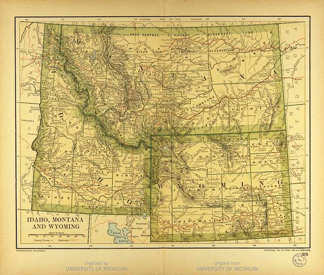 how did montana get its shape montana