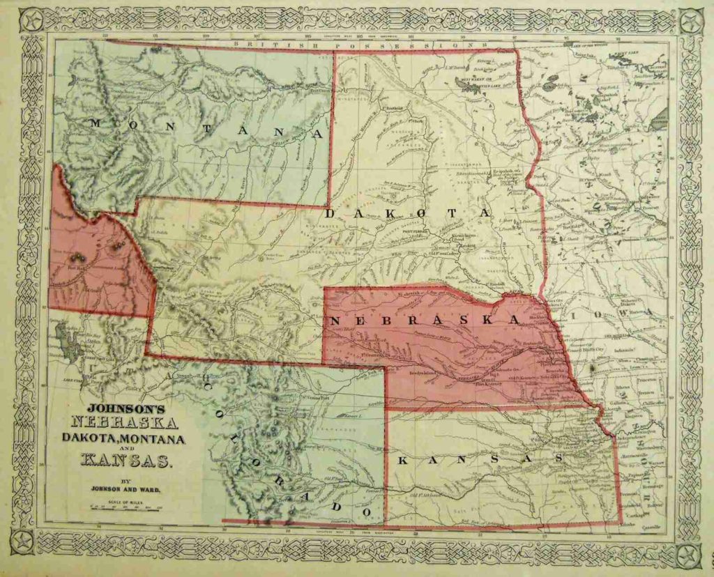 how did montana get its shape southern border