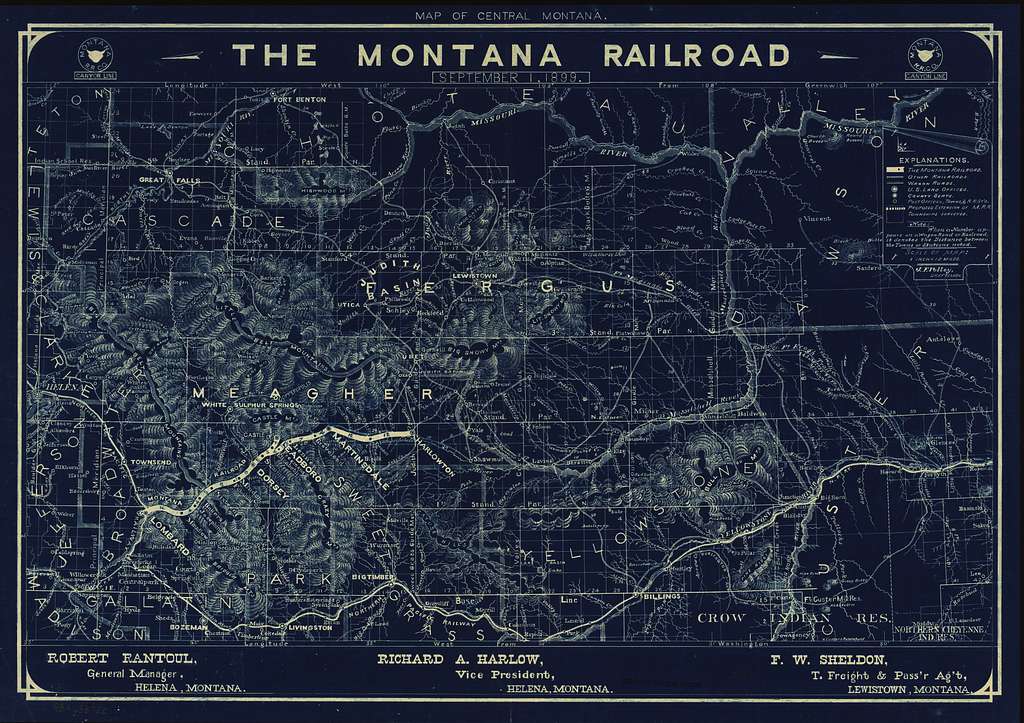 how did the railroads come to montana expansion