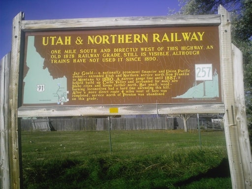 how did the railroads come to montana utah northern