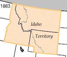 montana history how did montana become a state idaho territory