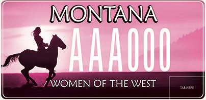 montana license plate designs Elizabeth Custer Library and museum