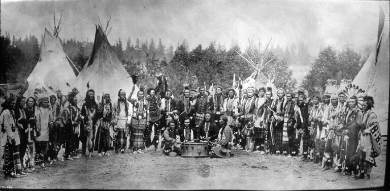 native american tribes first lived in montana salish