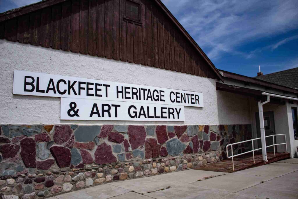 blackfeet indian reservation heritage center art gallery