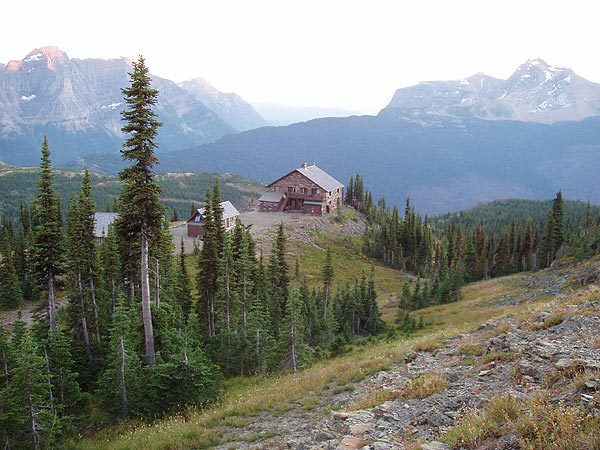 glacier national park history granite park chalet