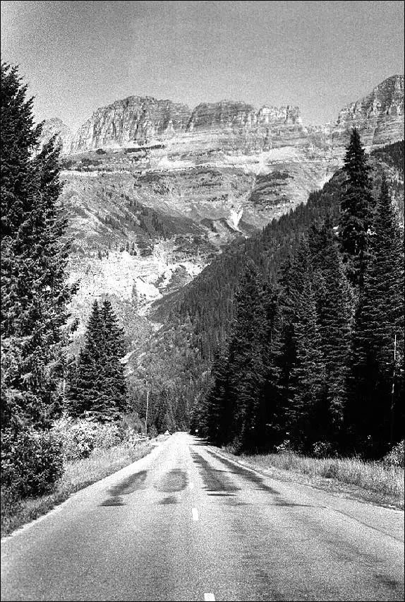 glacier national park history sun road view