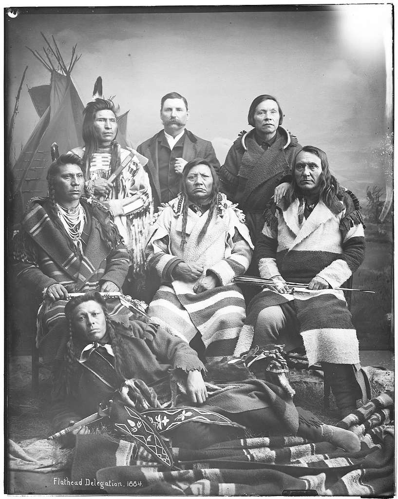 bitterroot salish tribe history flathead delegation