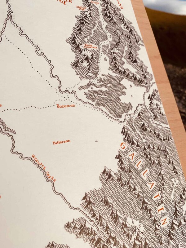 montana beyond gallatin valley map