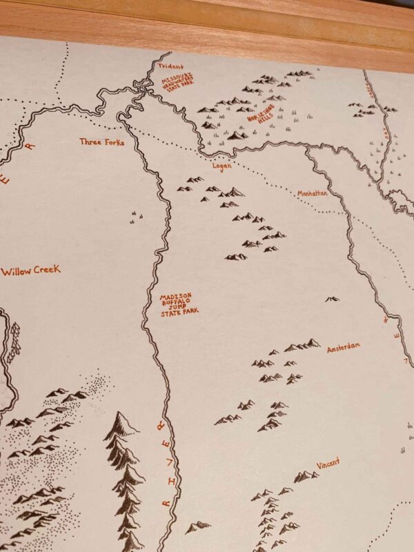 montana beyond gallatin valley map