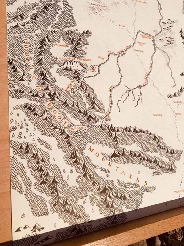 montana beyond gallatin valley map