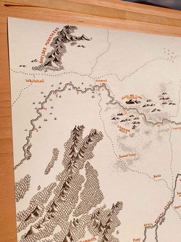 montana beyond gallatin valley map