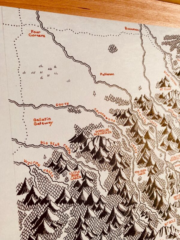 Paradise Valley Map Montana Beyond