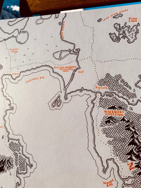 Flathead Lake Map Montana Beyond