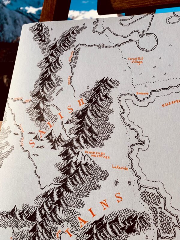 Flathead Lake Map Montana Beyond